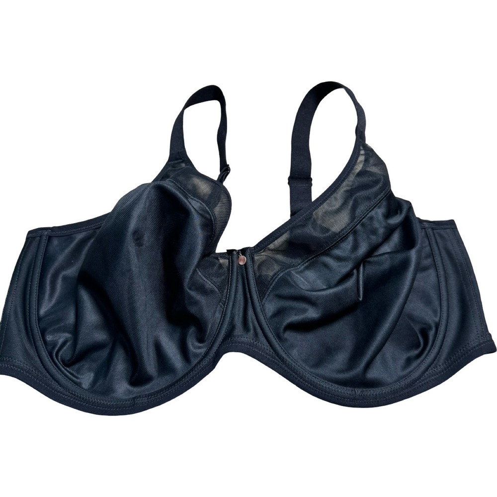 Elomi EL4301BLK Black Underwire Full Coverage Bra Women's US 42G